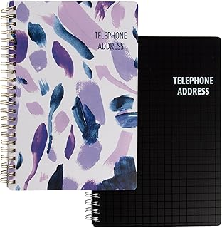 Spiral Address Book with Alphabetical Tabs