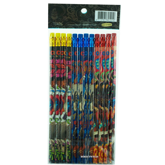 Twelve-Color Wooden Pencil Set