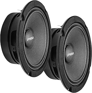 Pair of 6.5-inch 200W Car Midrange Speakers