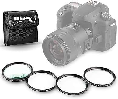 Professional 67MM Macro Close-up Filter Kit with Pouch