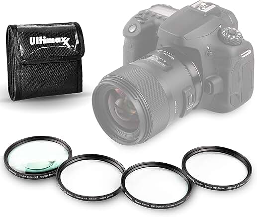 Professional 67MM Macro Close-up Filter Kit with Pouch
