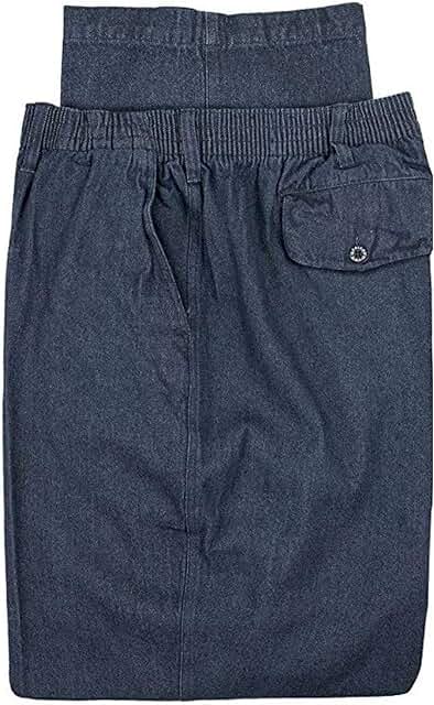 Comfortable Elastic Waist Casual Pants for Big and Tall