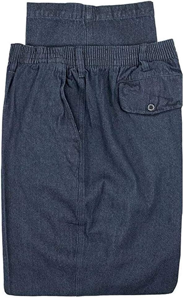Comfortable Elastic Waist Casual Pants for Big and Tall