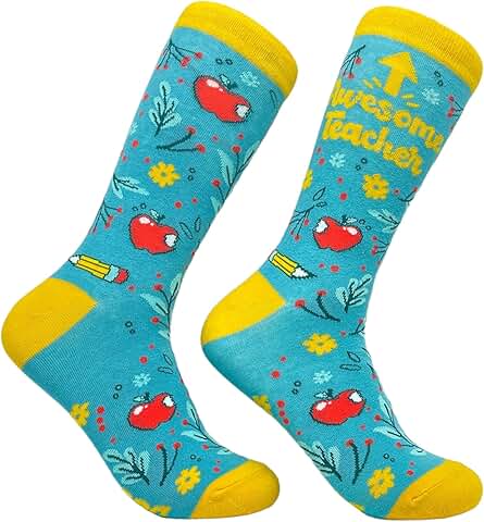Funny Sarcastic Women's Teacher Socks for Ladies