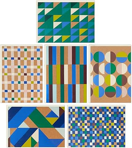 Geometric Note Card Set with Envelopes