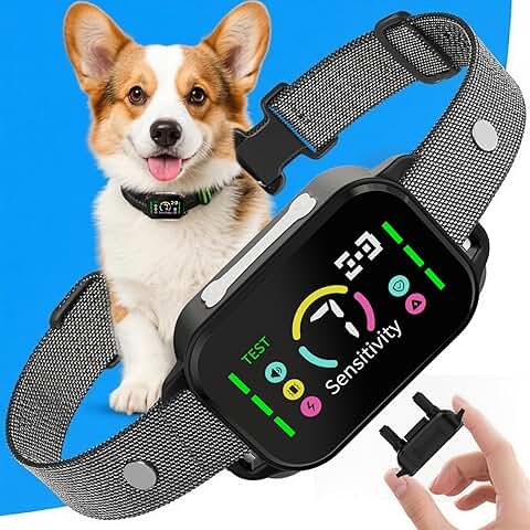 Dog Bark Collar for All Sizes with Adjustable Settings
