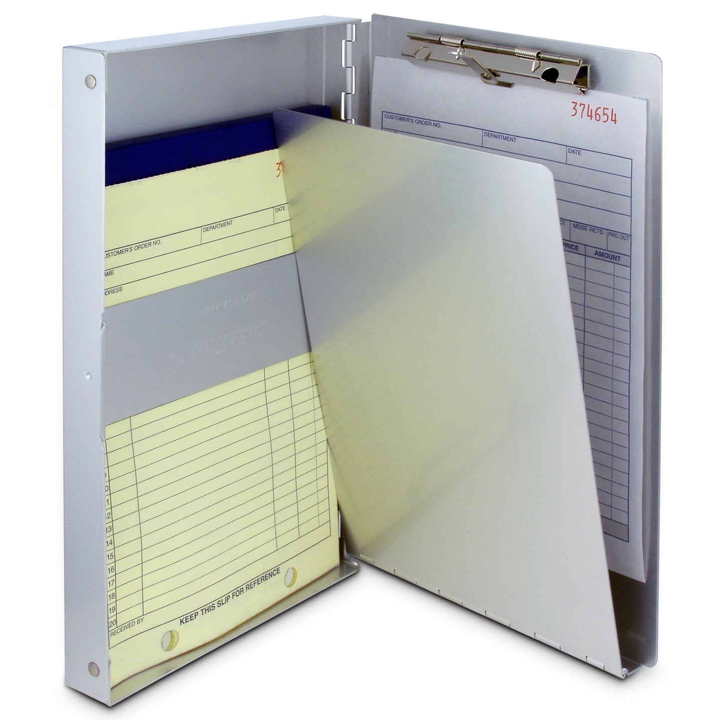 Recycled Aluminum Memo Form Holder for 6x10 Inches