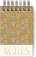 Twin Wire Chunky Pocket Notepad with Floral Cover