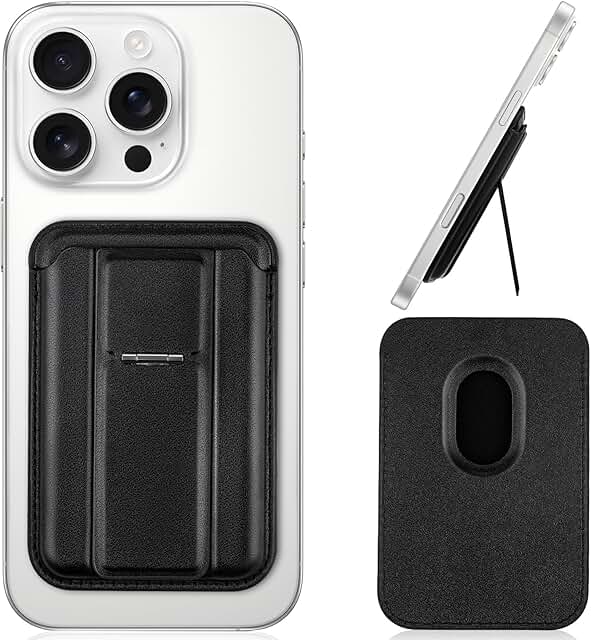Slim 2-in-1 Magnetic Wallet with Stand for iPhone