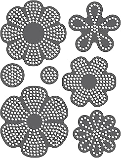 Magnetic Rhinestone Flower Template Set