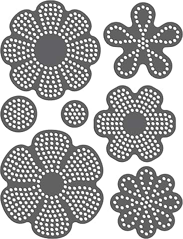 Magnetic Rhinestone Flower Template Set