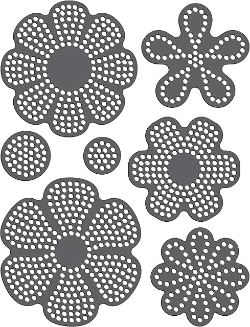 Magnetic Rhinestone Flower Template Set