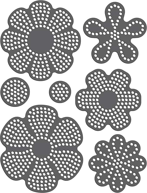 Magnetic Rhinestone Flower Template Set