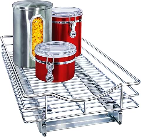 Pull Out Cabinet Organizer with Slide Out Drawers