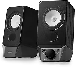 2.0 PC Speaker System with Wooden Cabinet and Bluetooth