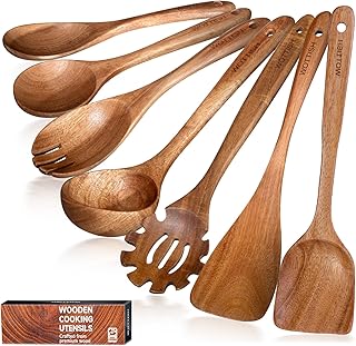 7-Piece Wooden Kitchen Utensil Set