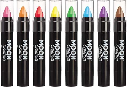 8-Color Face and Body Paint Stick Set