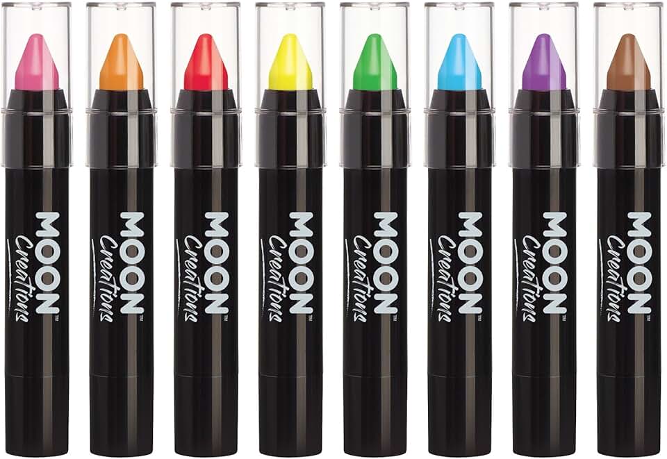 8-Color Face and Body Paint Stick Set