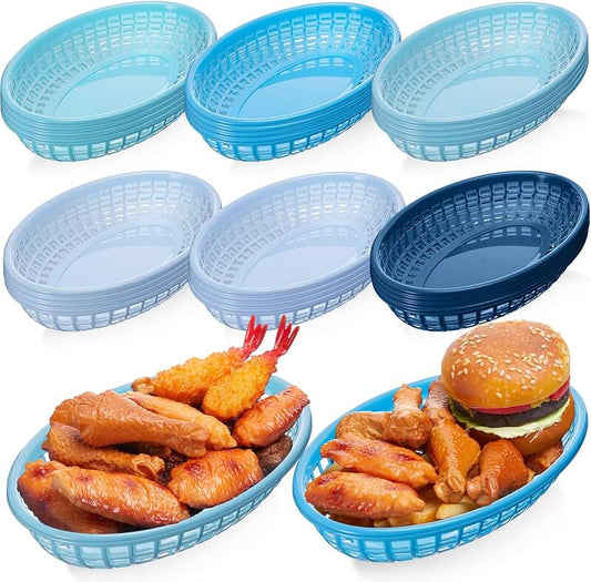 Blue 4.8-Cup Food Storage Lid, Pack of 6