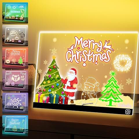 16-inch LED message board with 7 colors and 2 light modes