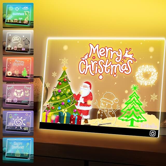 16-inch LED message board with 7 colors and 2 light modes