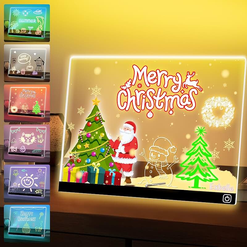 16-inch LED message board with 7 colors and 2 light modes