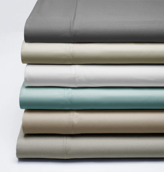 6 Piece Thread Count 100% Cotton Sheet Set, King, Aqua