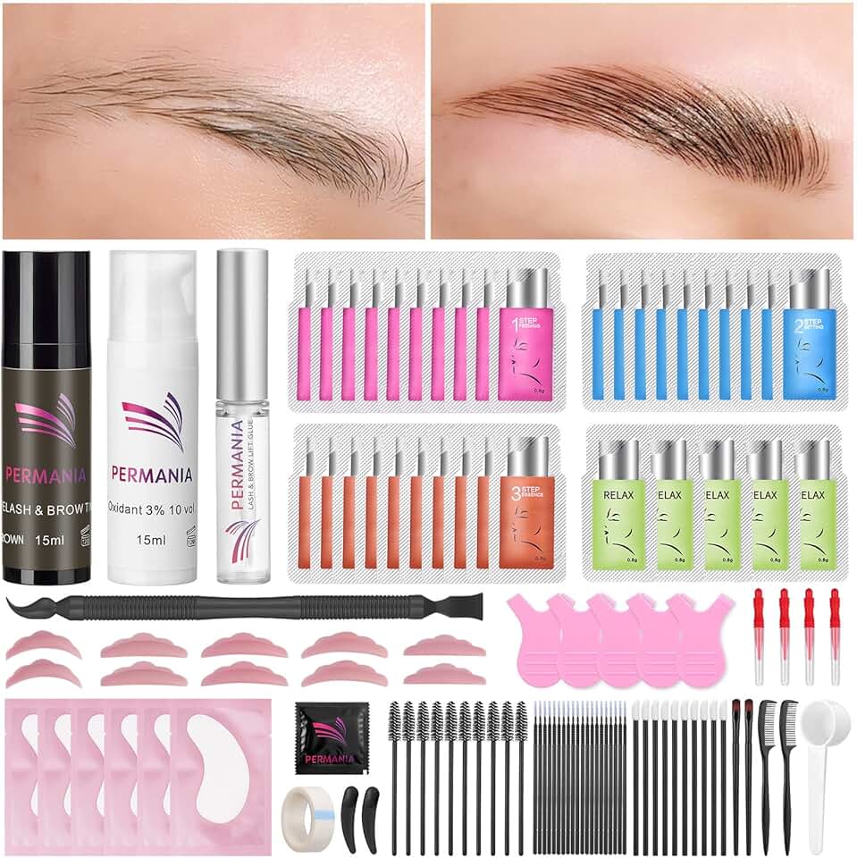 Brow Lamination Kit for Lash Lift and Eyebrow Color