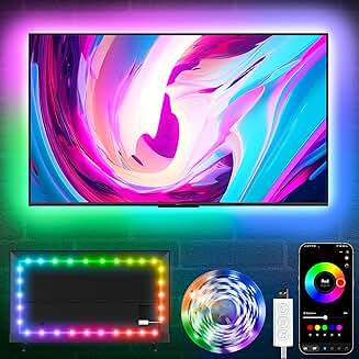 16.5ft RGB LED TV Backlight for 45-75 Inch TVs