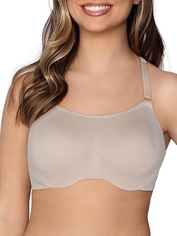 Breathable Women's Cami Bra with Convertible Straps