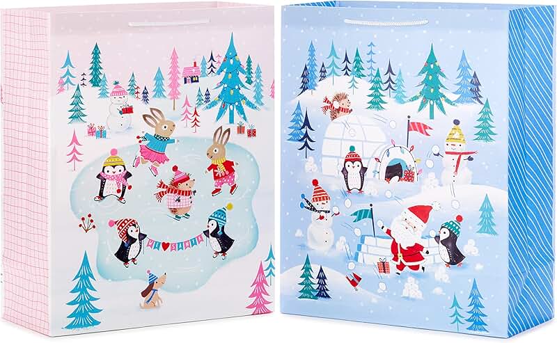 Large Christmas Gift Bags for Kids and Babies