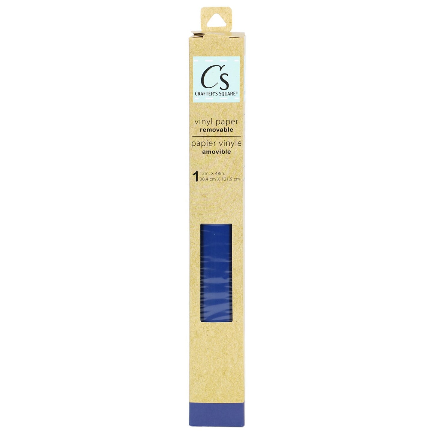 Crafter's Square Blue Removable Vinyl Paper, 12x48 in. (Pack of 24)