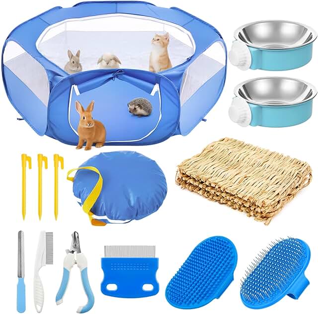 Large Rabbit Playpen and Care Kit