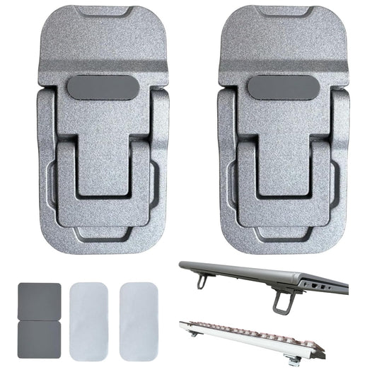 Two-Piece Portable Laptop and Phone Stand