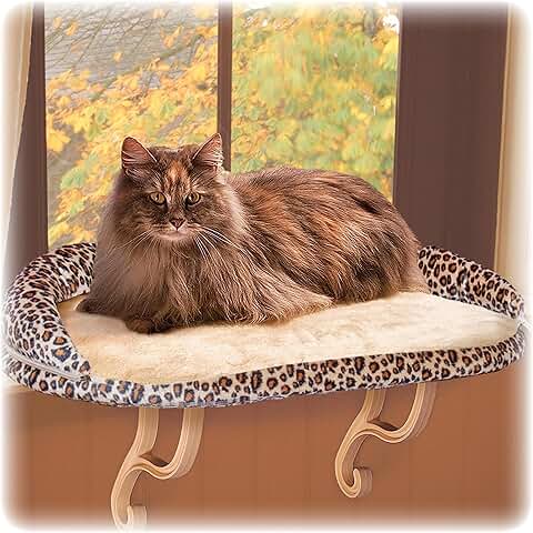 Large Cat Window Bed with Washable Cover