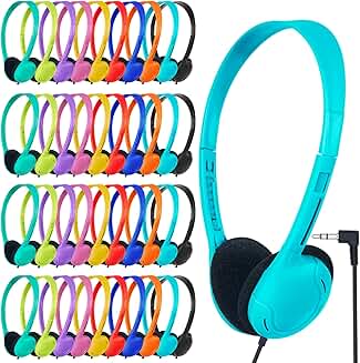 Bulk Classroom Headphones for Kids and Teens