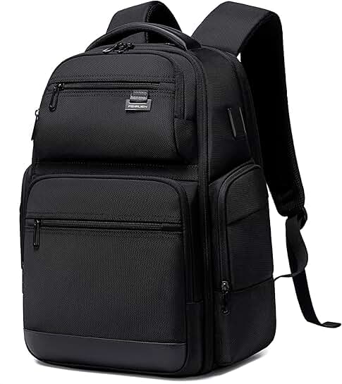 Large Capacity Water-Resistant Business Backpack for Men