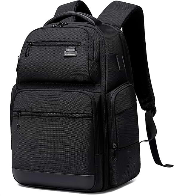 Large Capacity Water-Resistant Business Backpack for Men