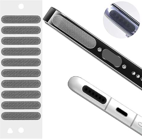 20 Dustproof Mesh Stickers for Phone Speakers