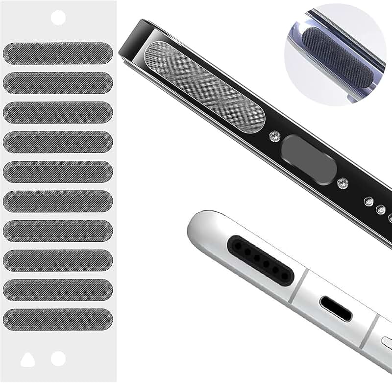 20 Dustproof Mesh Stickers for Phone Speakers