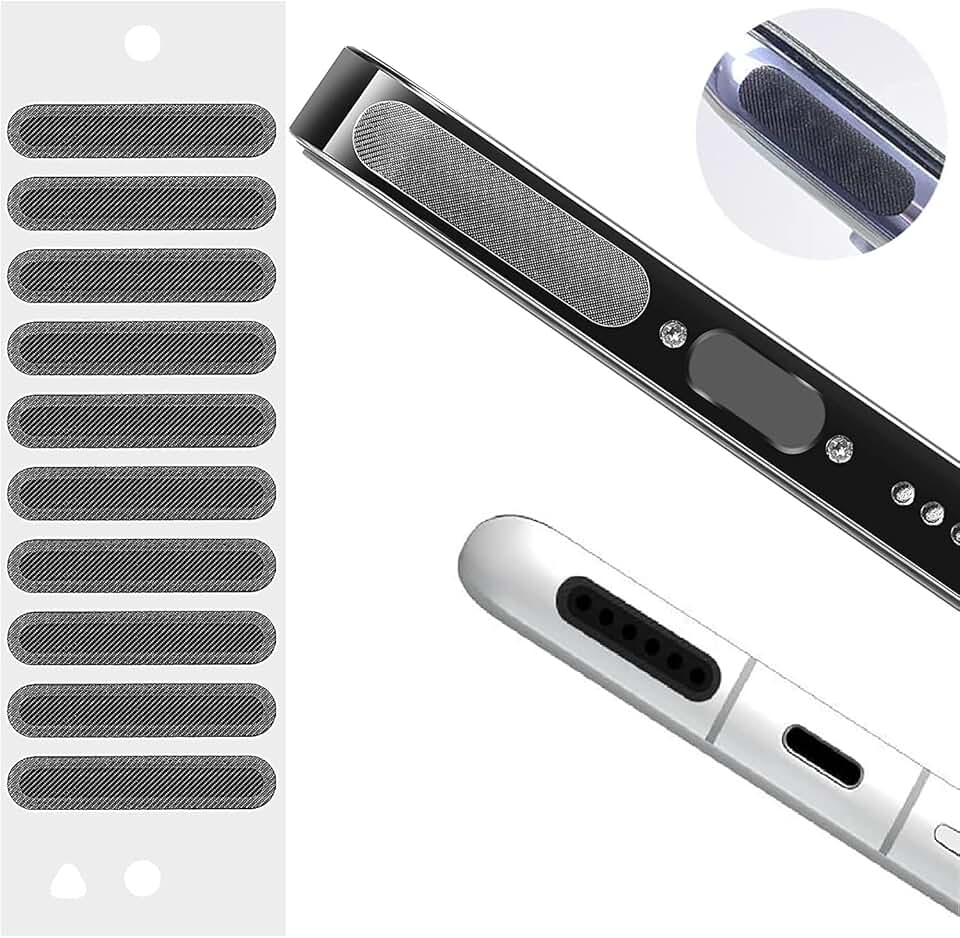 20 Dustproof Mesh Stickers for Phone Speakers