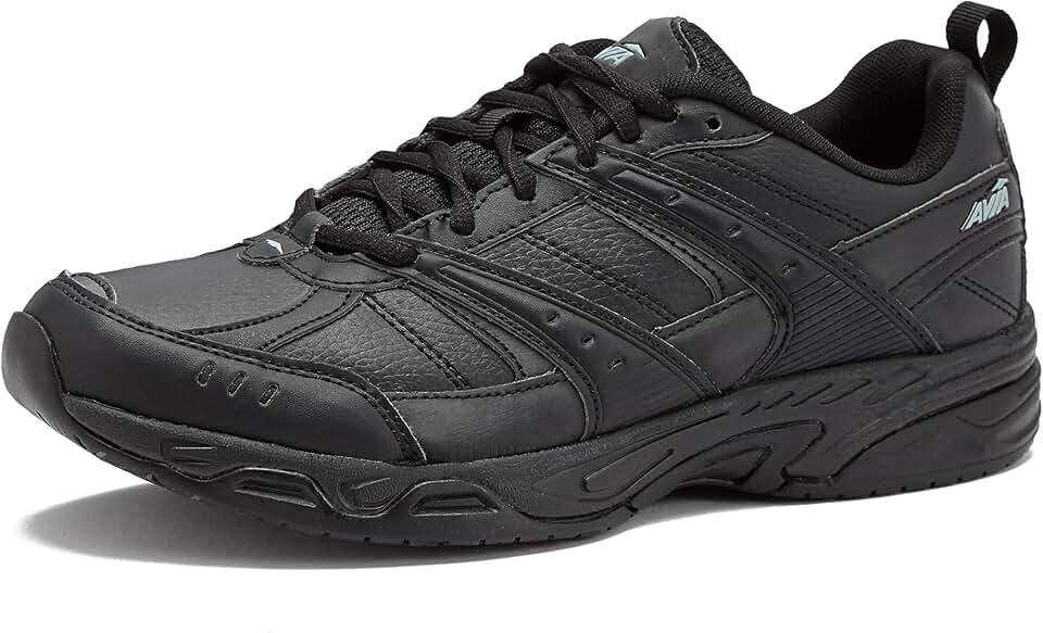 Men's Non-Slip Shoes for Work, Black or White