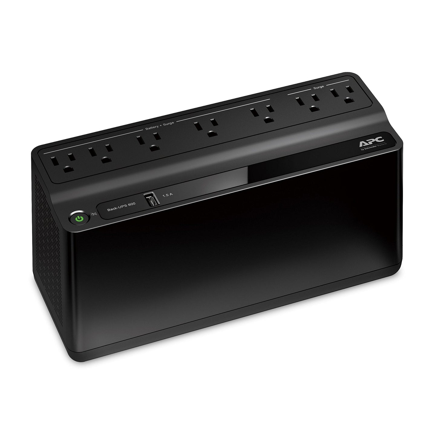 UPS Battery Backup and Surge Protector, 600VA Backup Battery Power Supply, BE600M1 Back-UPS with USB Charger Port