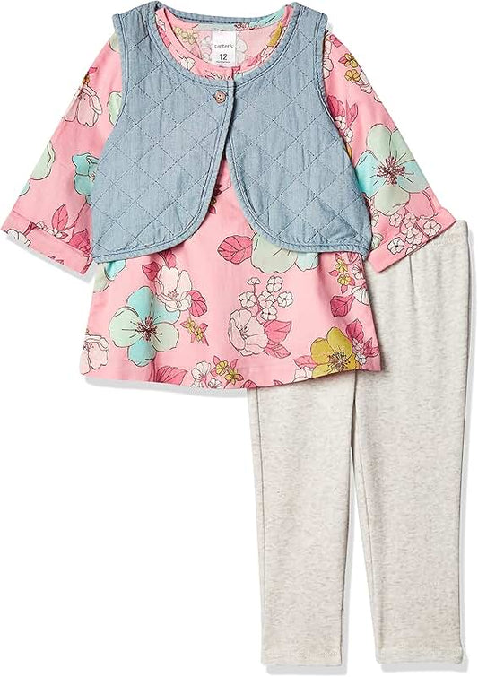 Baby girl 3-piece clothing set