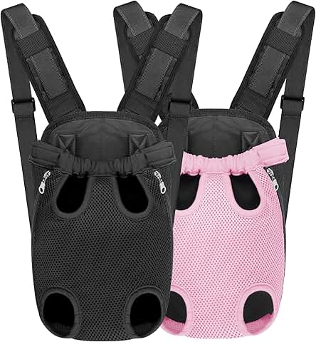 2-Pack Adjustable Dog and Cat Travel Carriers