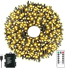 33ft 100LED Waterproof Battery or USB String Lights for Indoor Outdoor Use
