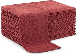 Bulk Pack of 50 Absorbent Cotton Shop Towels