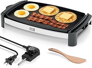 Large 18-inch Electric Griddle for Cooking