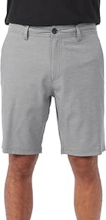 Men's 19 Inch Light Check Hybrid Shorts with Quick Dry Fabric
