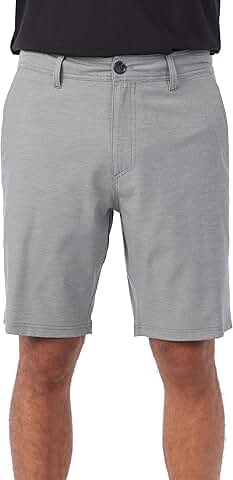 Men's 19 Inch Light Check Hybrid Shorts with Quick Dry Fabric